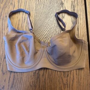 Soma Seamless Unlined Scoop Balconette Bra in Tan 38DD